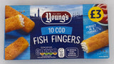 Youngs - 10 Cod Fish Fingers (250g)