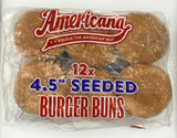 Americana - 12x 4.5” Seeded Burger Buns