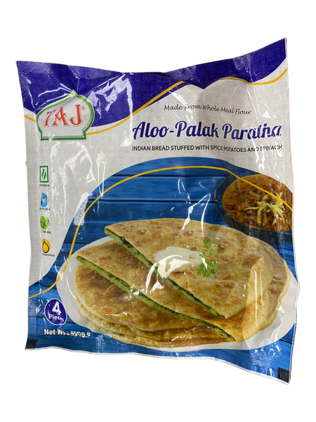 Taj Aloo Palak Paratha 400g The Halal Food Shop